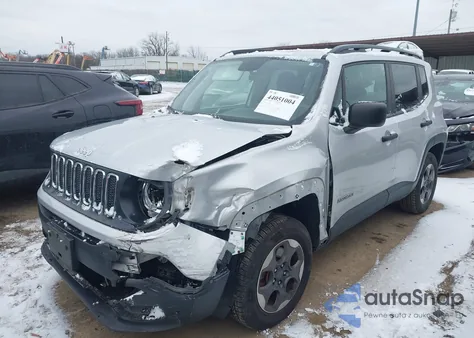 2018 Jeep Renegade Sport 4X4 from USA, damaged, VIN ZACCJBAB2JPJ23054